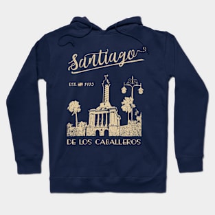 SANTIAGO De Los Caballeros Dominican Republic Vintage Hoodie